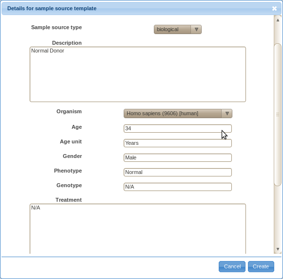 Annotation Data - Sample Source Template