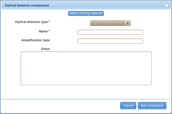 Adding Optical Detectors to an Optical Path for FCS Instrumentation Settings