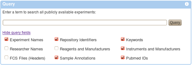 Repository Query Form