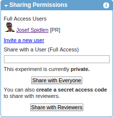 Sharing permissions